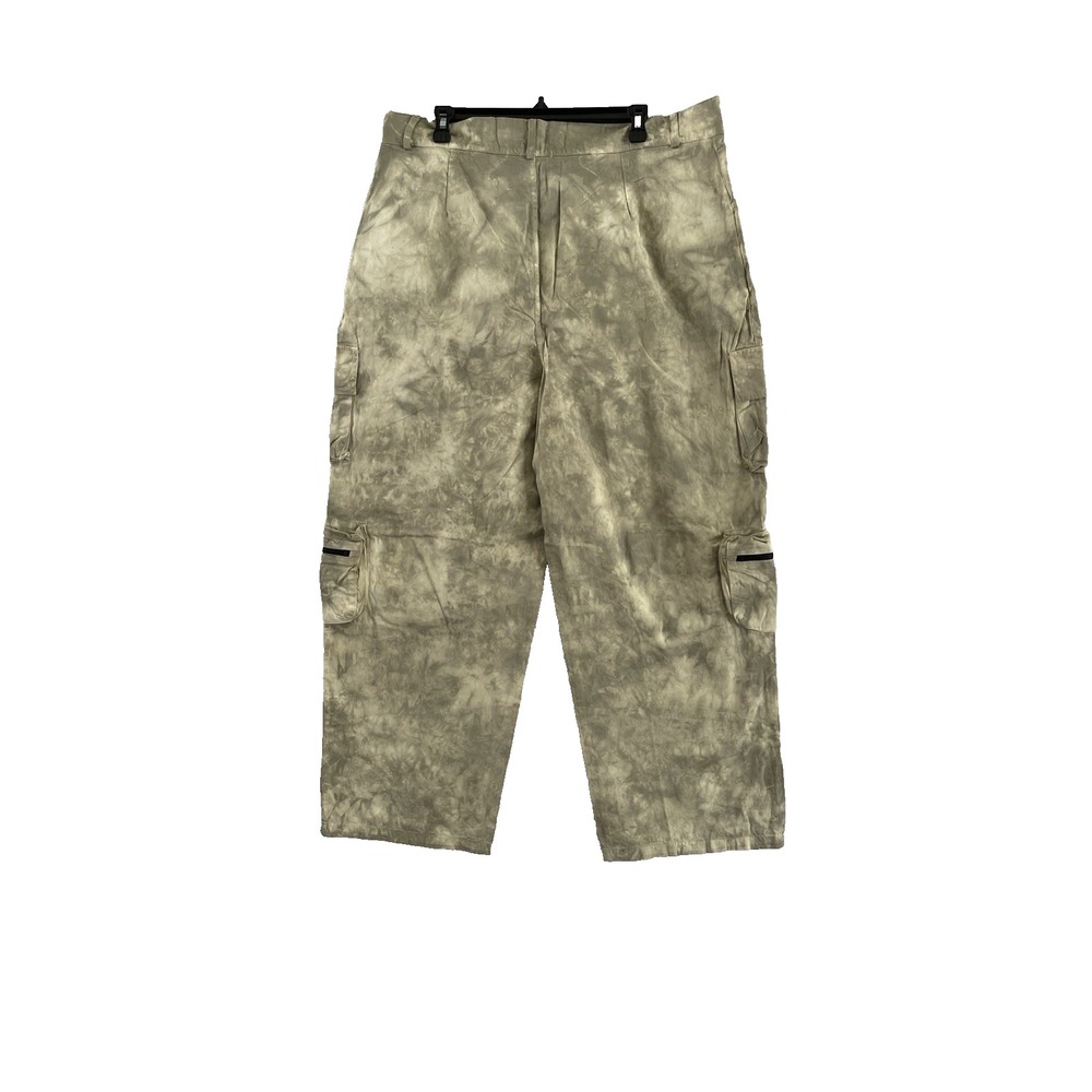 Pretty Little Thing Plus Camo Pocket Detail Cargo Trouser Womens 14 - Picture 3 of 5